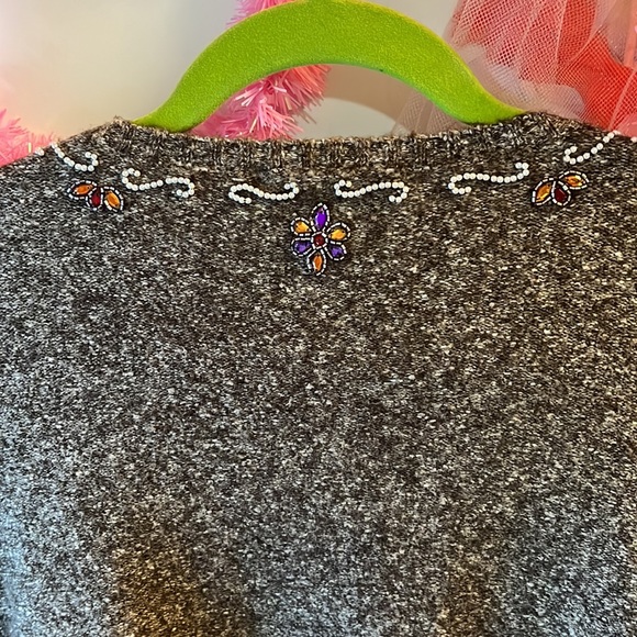 NWOT Sigrid Olson embellished cardigan Size S - Picture 7 of 7